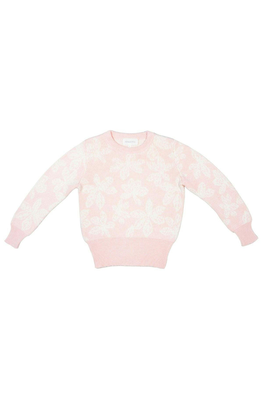 Chestnut Leaves Jumper | Blush