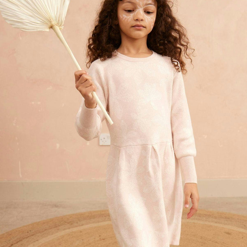 Chestnut Leaves Dress | Blush