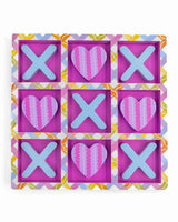 Packed Party Tic-Tac-Totally Fun Preepy Plaid Hearts Game Set