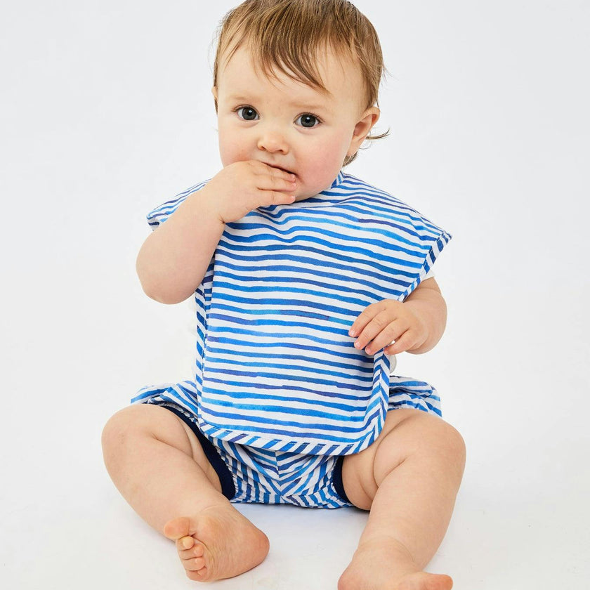 Waterproof Bib, Painted Stripe