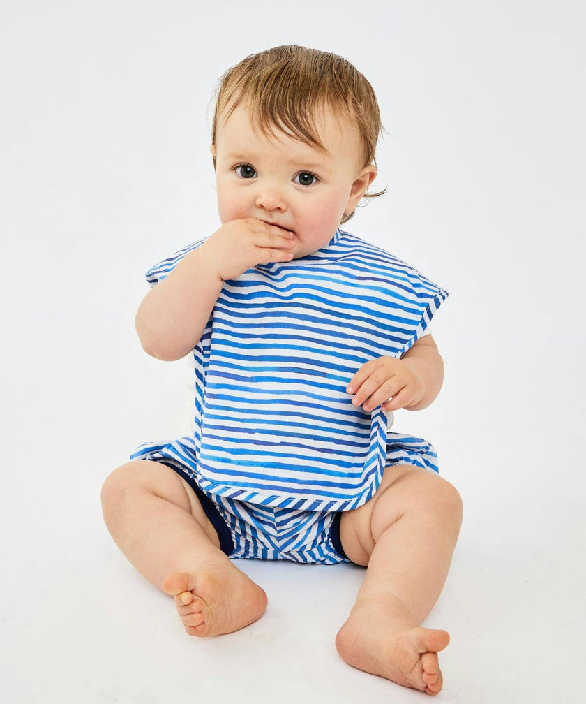 Waterproof Bib, Painted Stripe