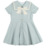Dress In Solid Fabric