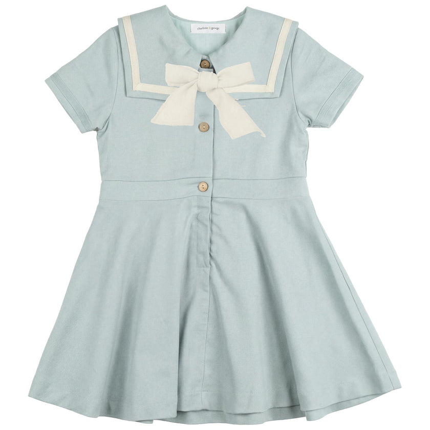 Dress In Solid Fabric