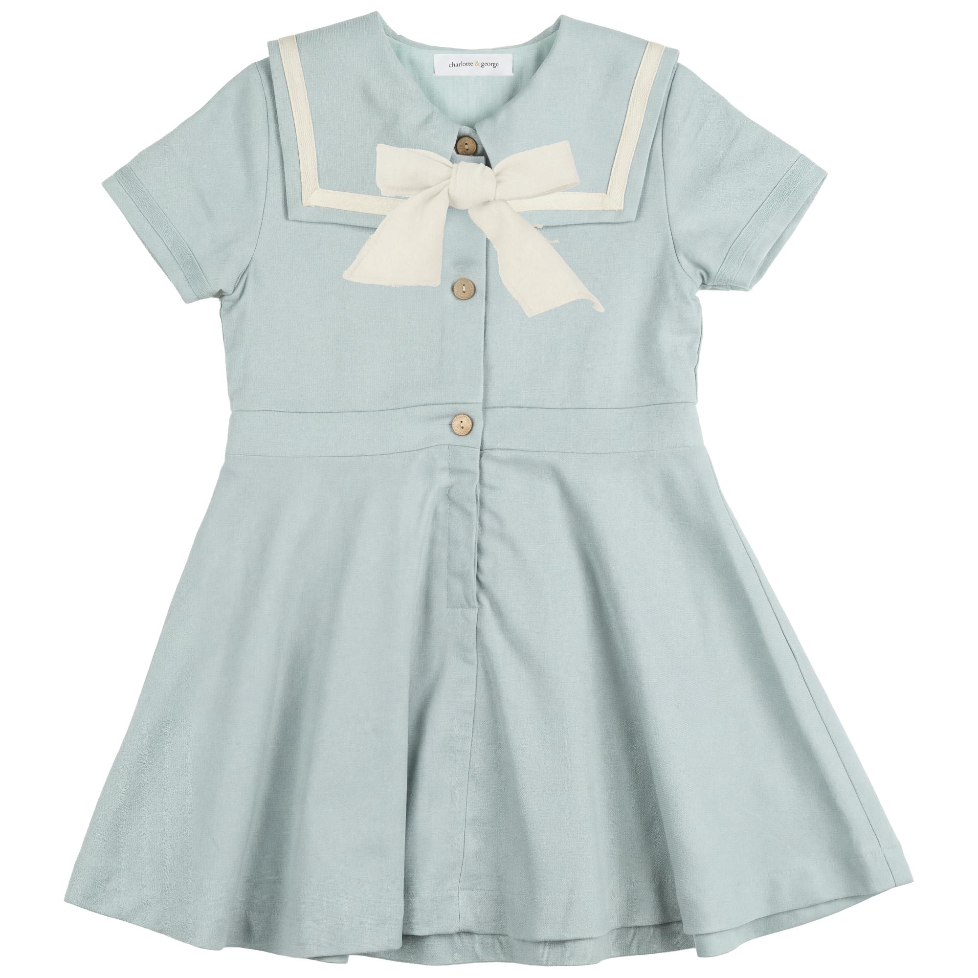 Dress In Solid Fabric