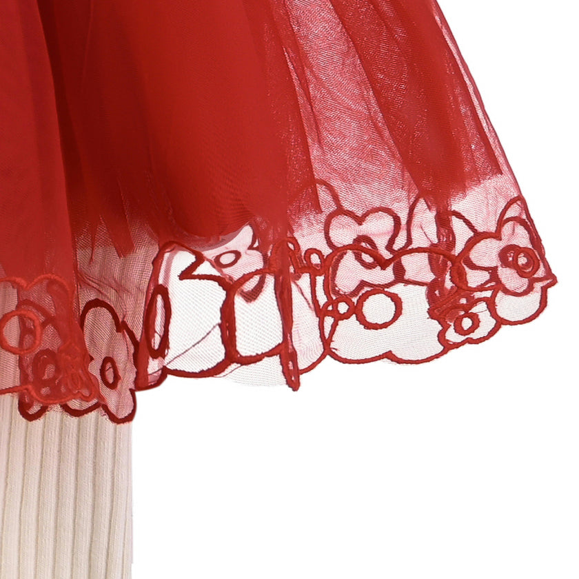 Red Antonia Two-Piece Tutu Set