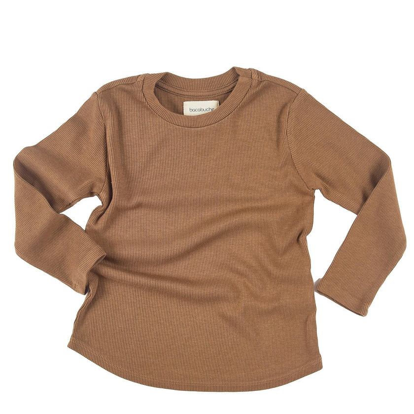 Rib Long Sleeve Top
