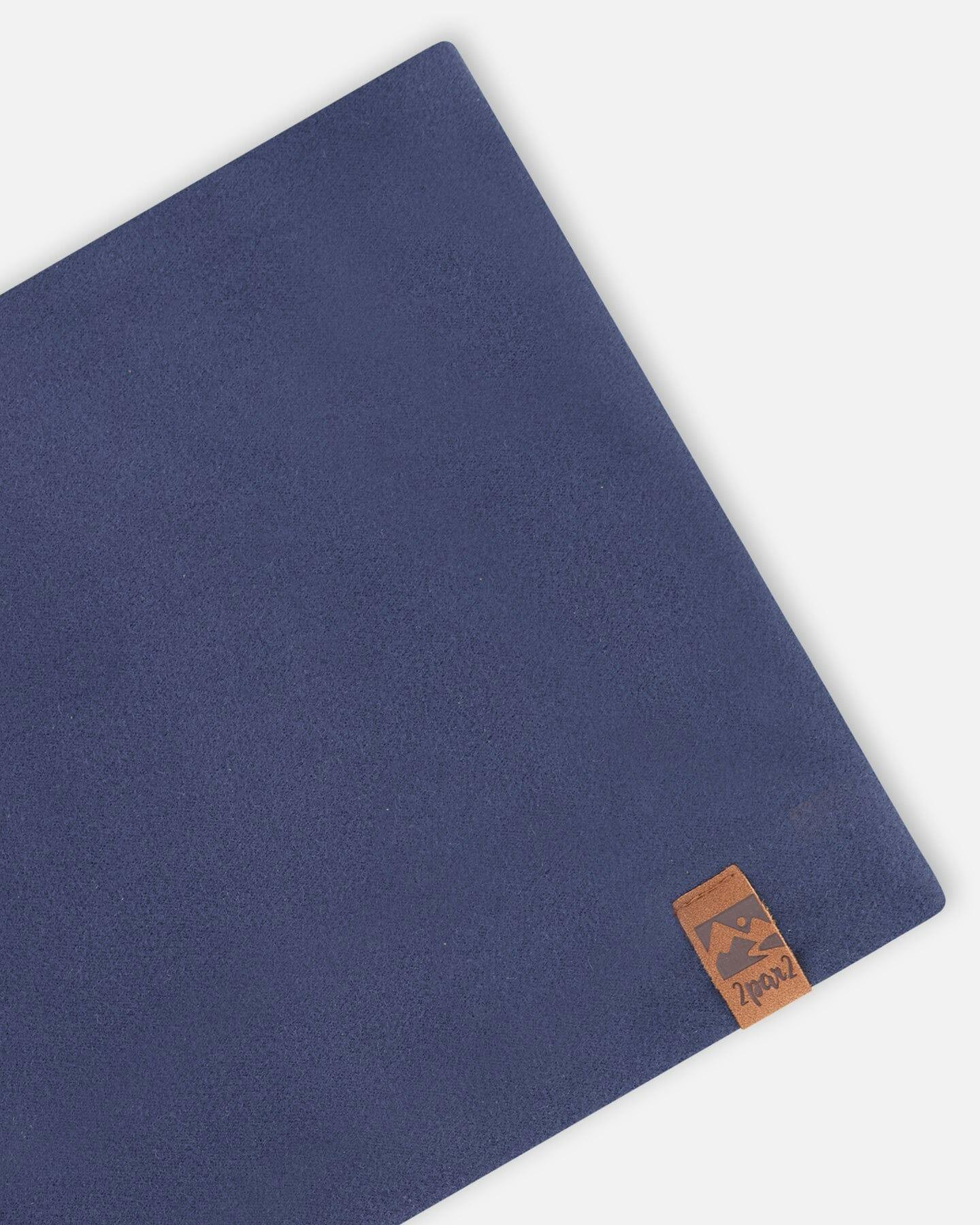 Stretch Jersey Neck Tube Navy Blue