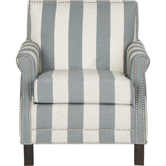 Easton Striped Club Chair