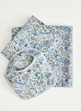 Oh Baby! Shawl Blanket, Bib & Burp Set - Coral Reef