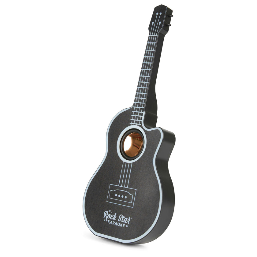 Rock Star Karaoke -Guitar Speaker & Microphone Combo - Black