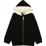 Couture Contrast Zip-Up with Fur Lined Hood