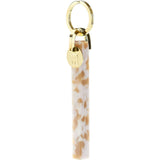 Bar Handmade Gold Plated Keychain
