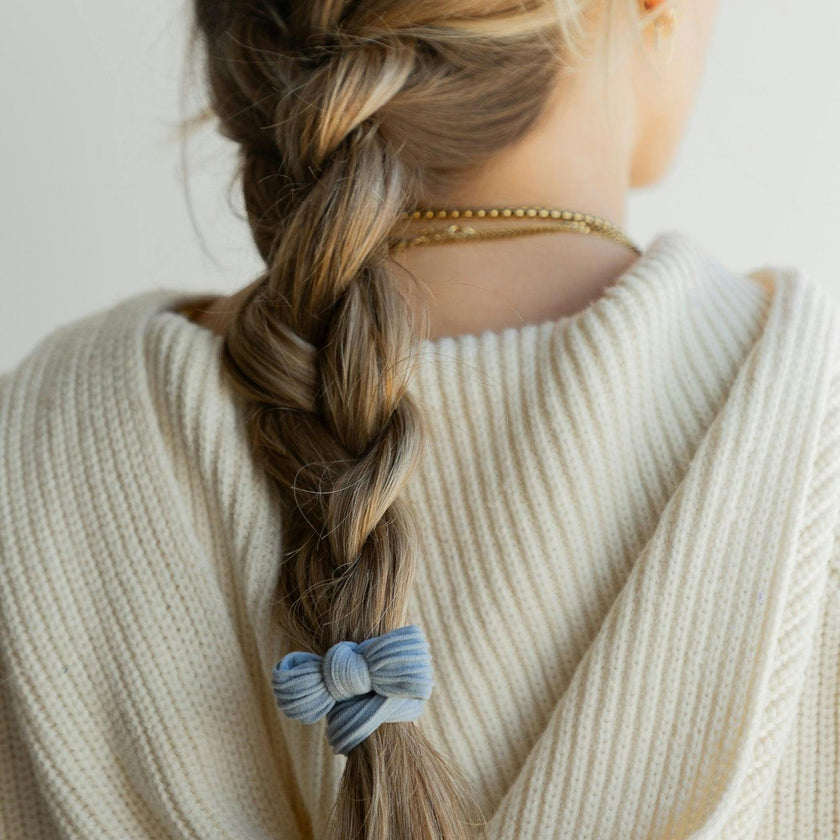 BOW SLICK BACK PONYTAILS (PACK OF 3)