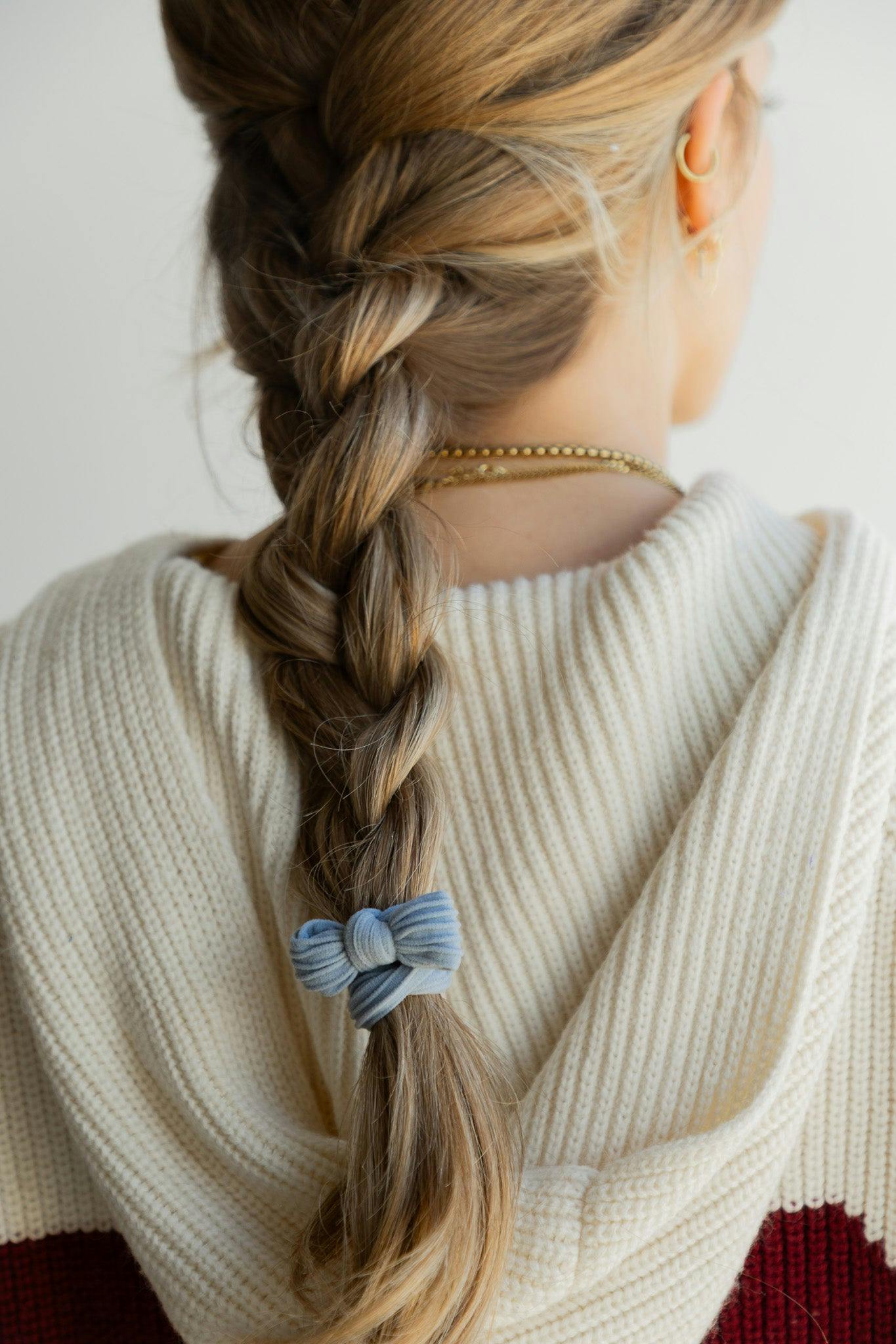 BOW SLICK BACK PONYTAILS (PACK OF 3)