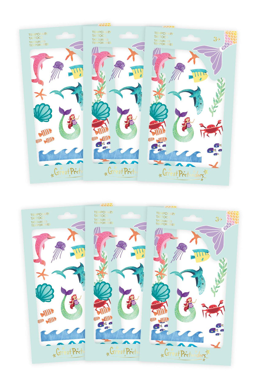 Enchanting Mermaid Temporary Tattoo Bundle