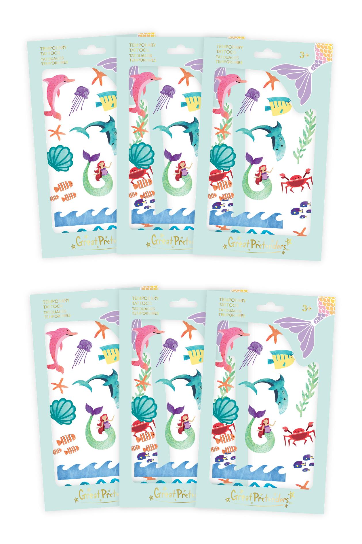 Enchanting Mermaid Temporary Tattoo Bundle