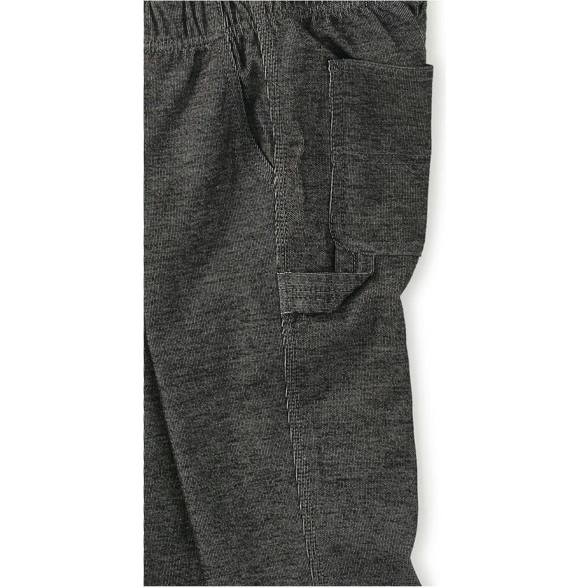 Denim-Like Carpenter Pants, Black