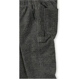 Denim-Like Carpenter Pants, Black