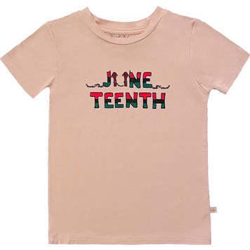 Toddler Bamboo Juneteenth T-Shirt, Tan