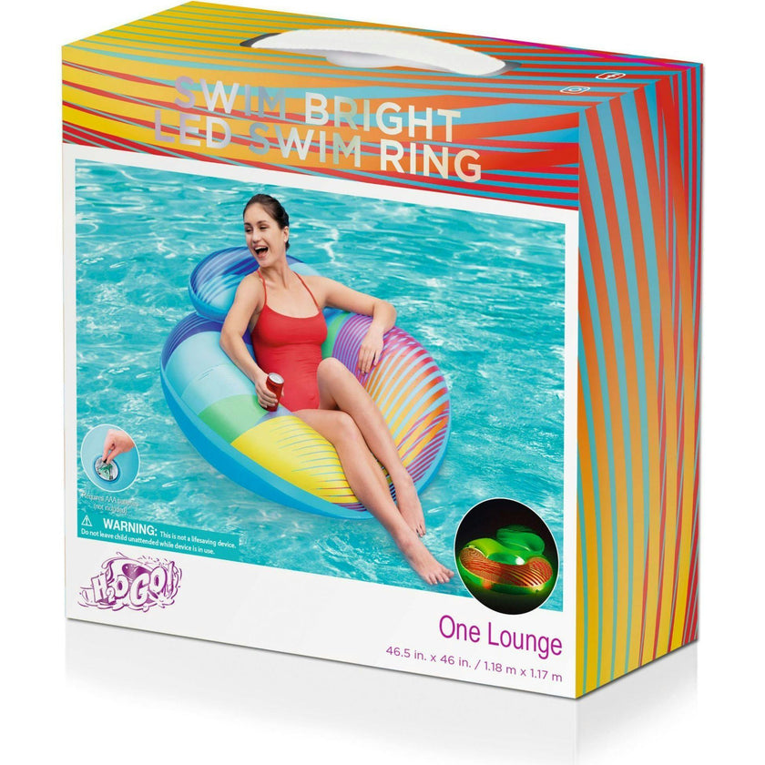46" Swim Tube w/ Color-Changing LED Light