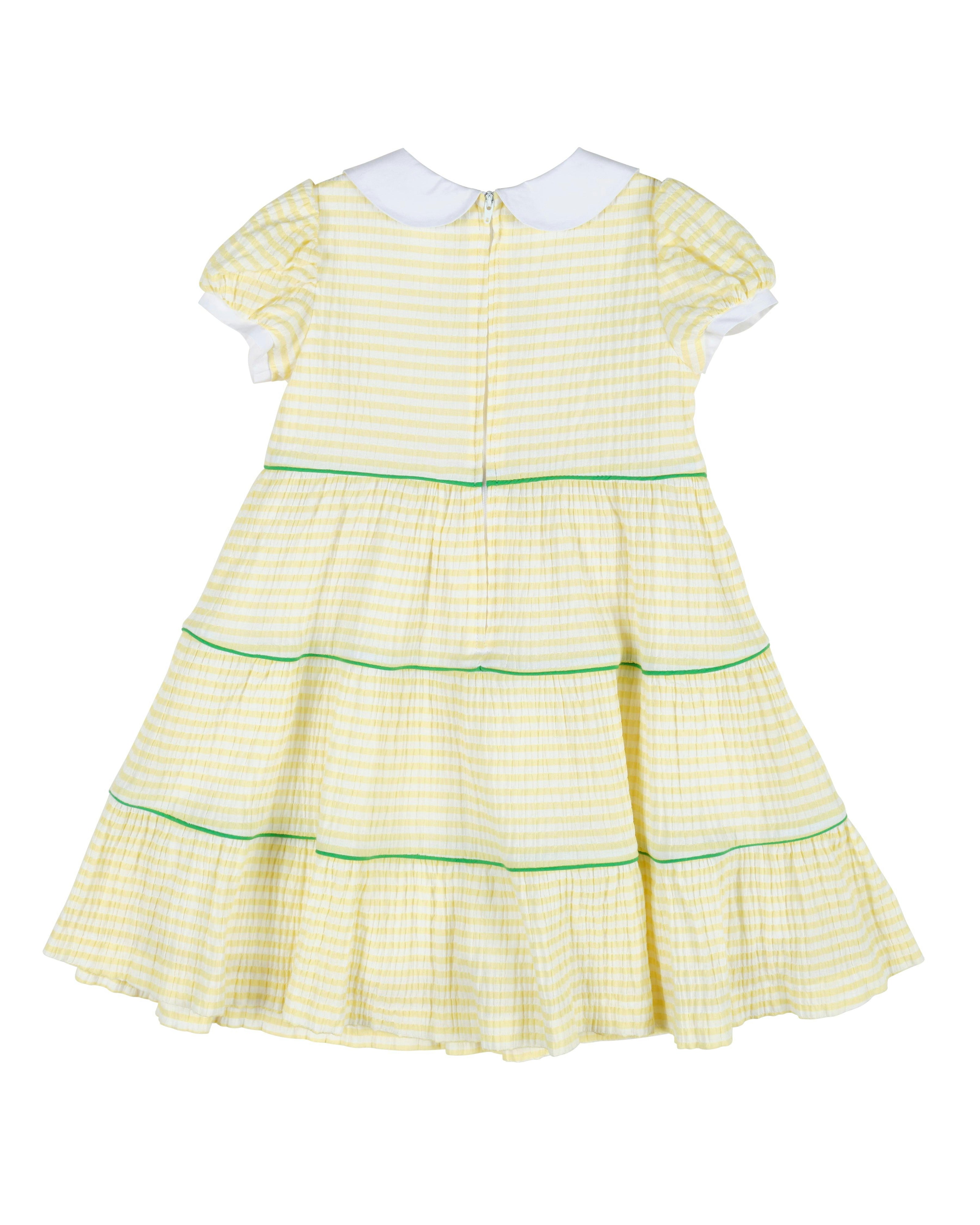 Stripe Dress With Flowers