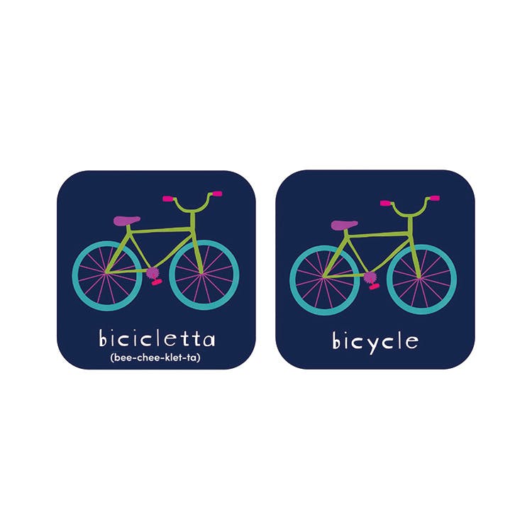 Minilingo, Italian/English Flashcards