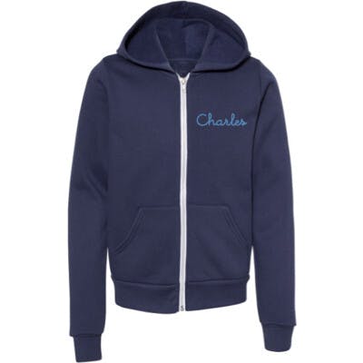 Hooded Zip-up Sweatshirt