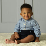 Check Shirt & Short Set