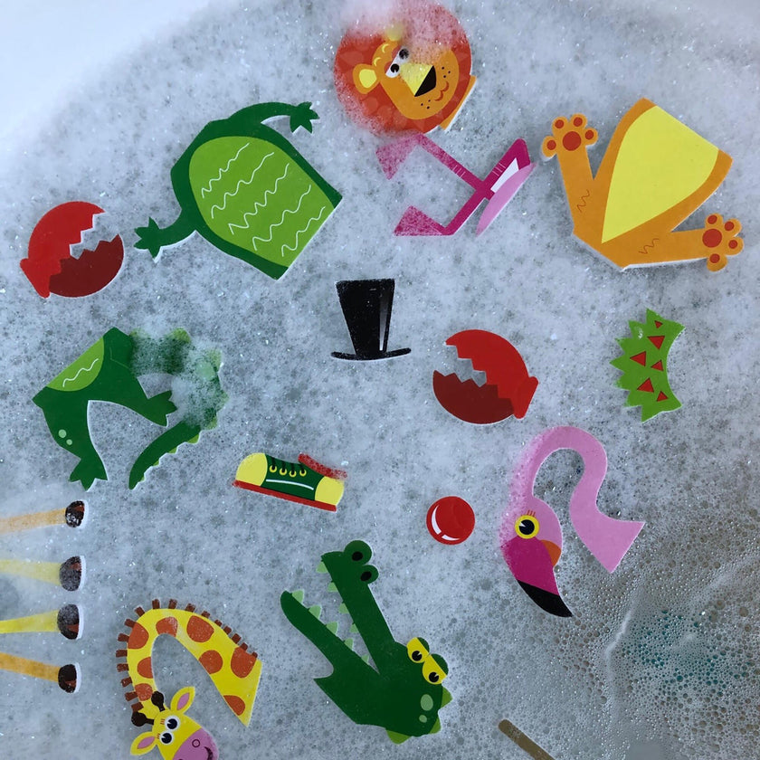 Buddy & Barney: Weird & Wonderful Animals Bath Time Stickers