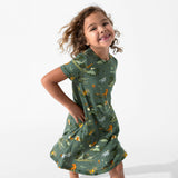 Jurassic Park: Safari Girls' Short Sleeve Dress