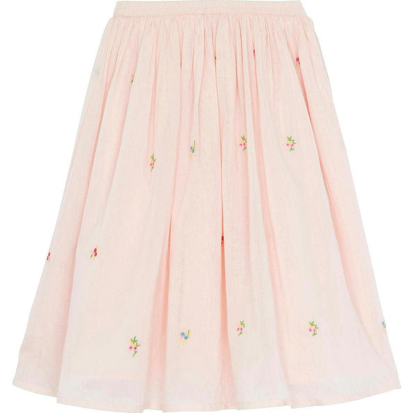 BONTON Namoureuse Maxi Party Skirt - Rose