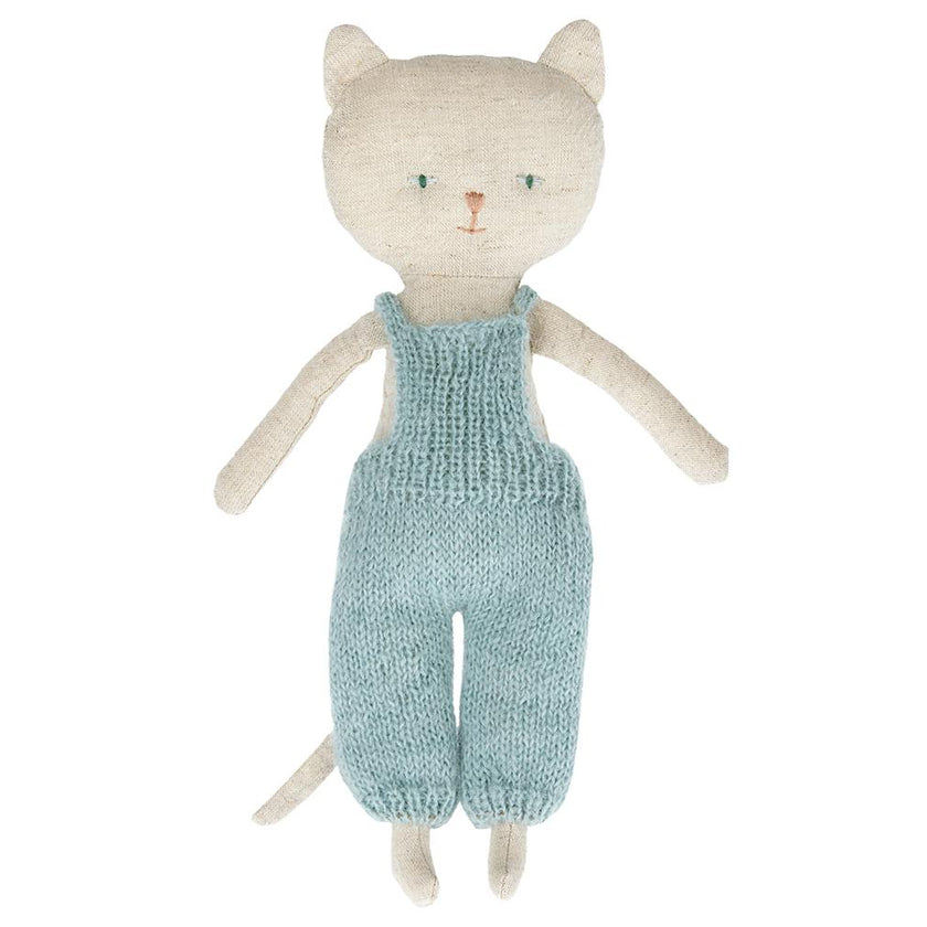 Kitten in Overalls - Blond