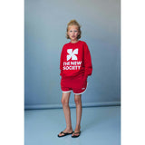 TNS Logo Teen Sweatshirt Tulip Red