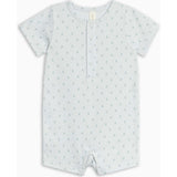 Mason Short Sleeve Romper - Tee Time / Powder + Laguna
