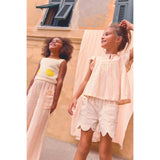 BONTON Citron Heart Pocket Crochet Vest