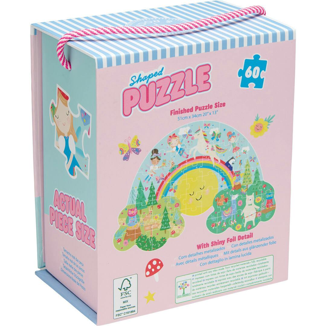 Rainbow Fairy 60pc Shaped Puzzle