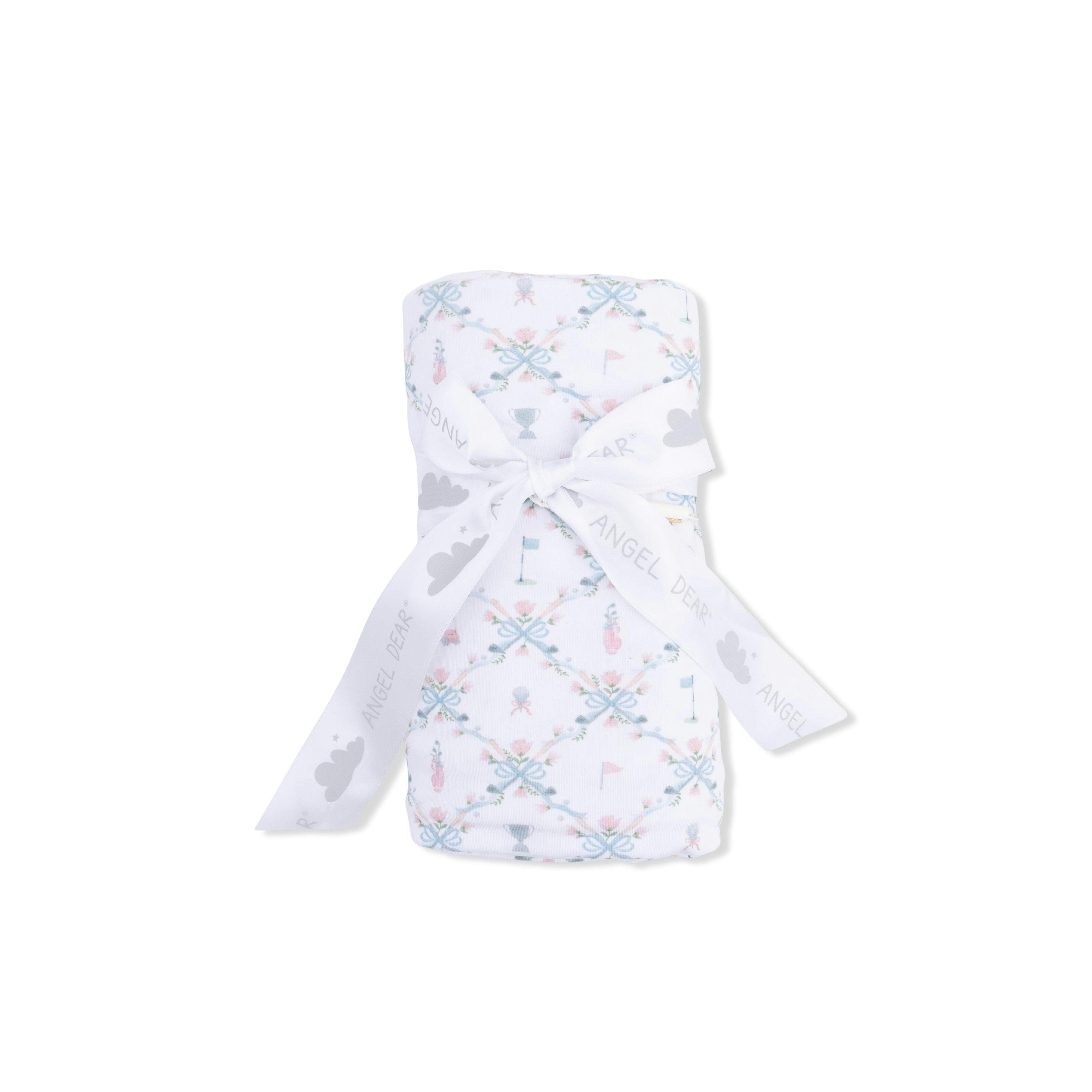 Golf Trellis Pink - Swaddle Blanket