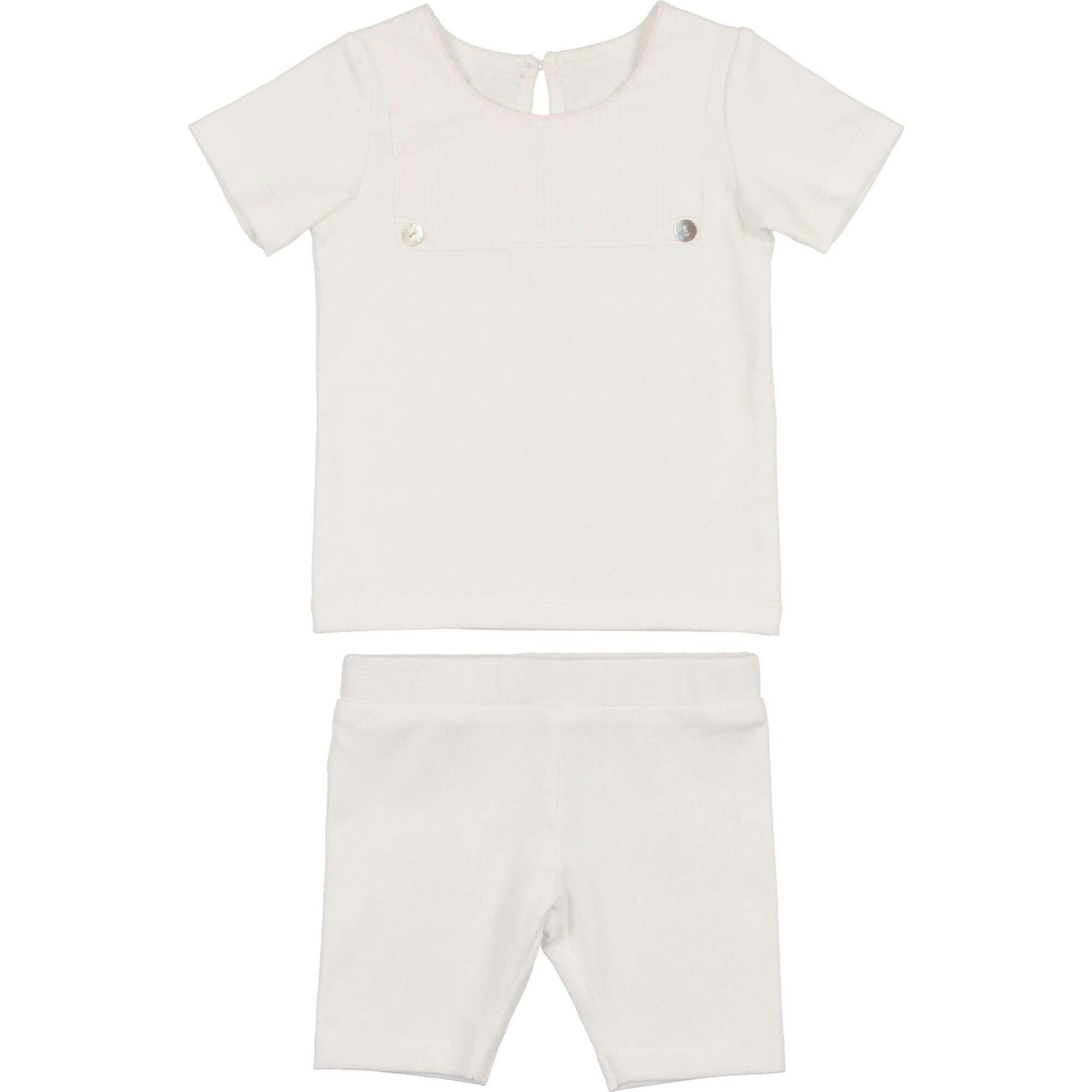 Poplin Bib Top & Short Set