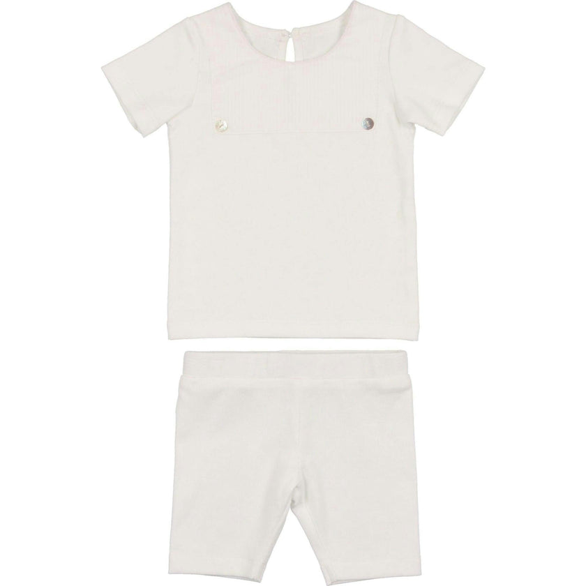 Poplin Bib Top & Short Set