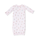 Petite Ballet - Kimono Gown & Ruffle Knotted Hat