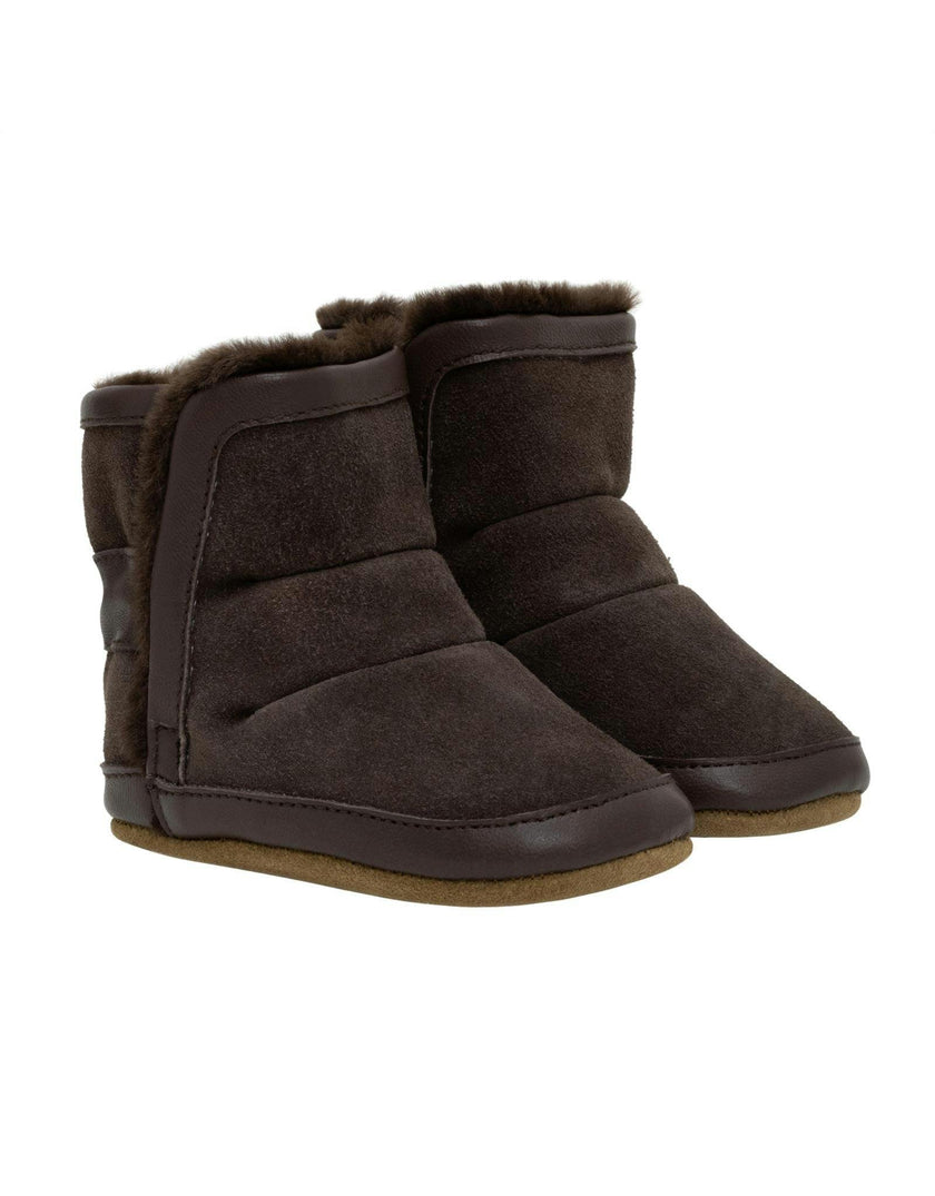 Cozy Cuff Brown Soft Sole Boot