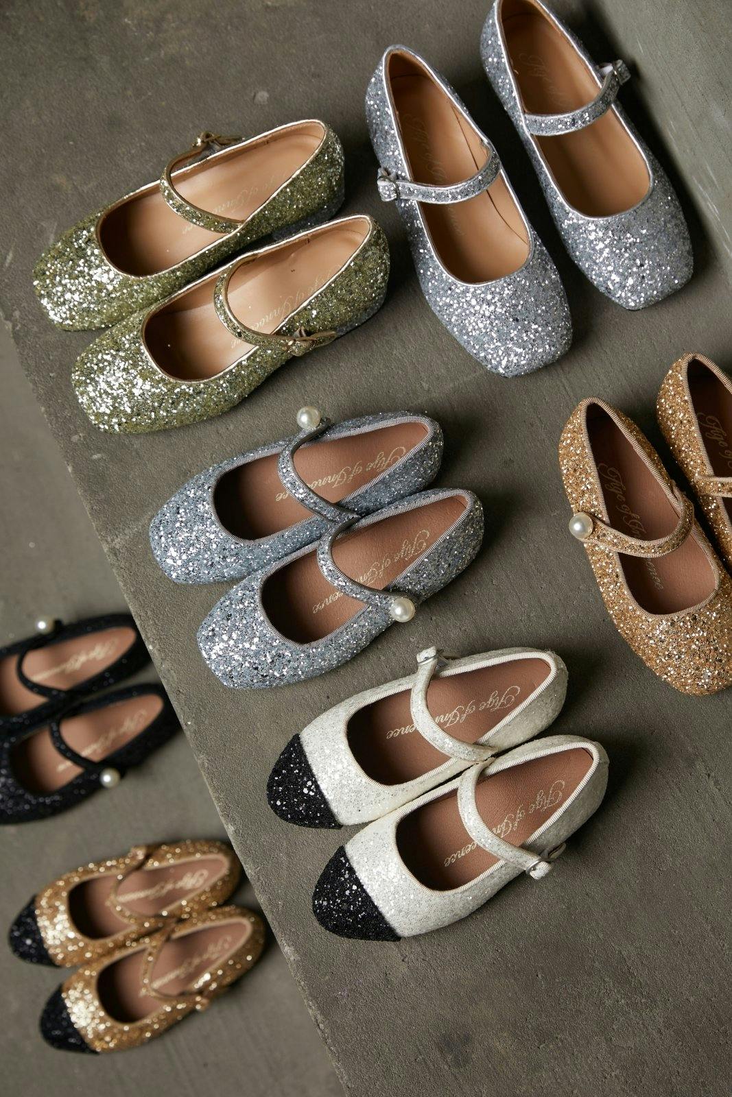 Bebe Glitter Mary Janes