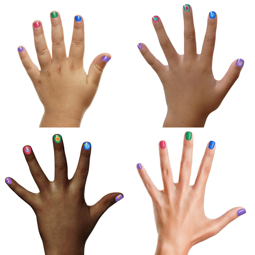 Sofia the First Bundle - Kids Non-toxic Nail Polish & Nail Art Stickers