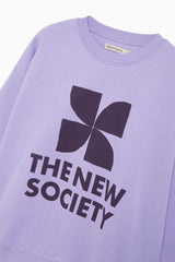 TNS Logo Woman Sweatshirt Violet Tulip