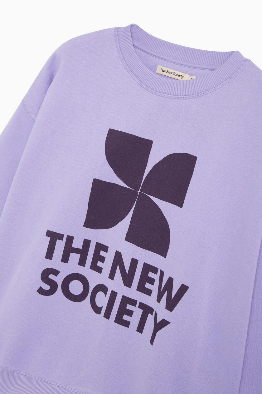 TNS Logo Woman Sweatshirt Violet Tulip