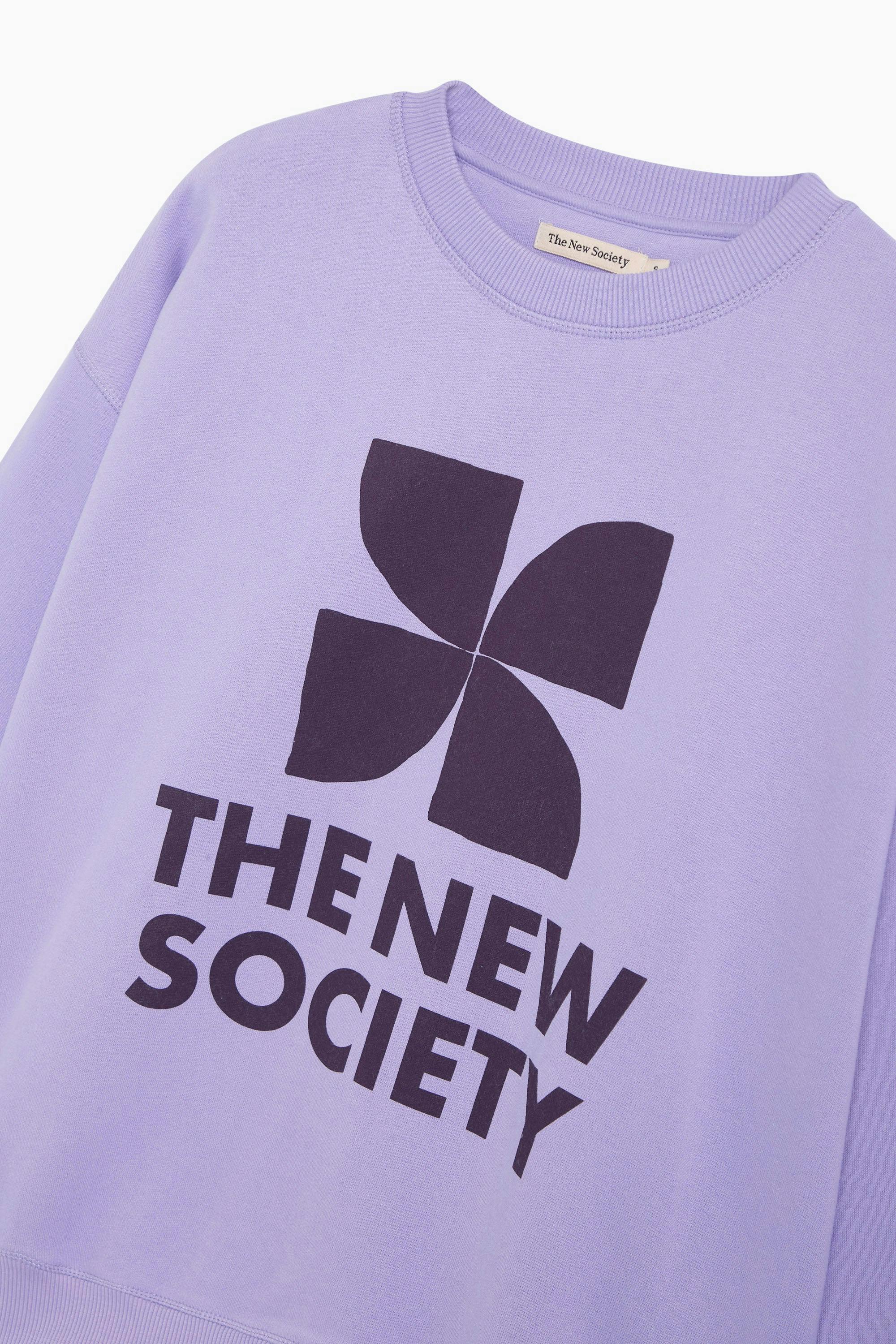 TNS Logo Woman Sweatshirt Violet Tulip