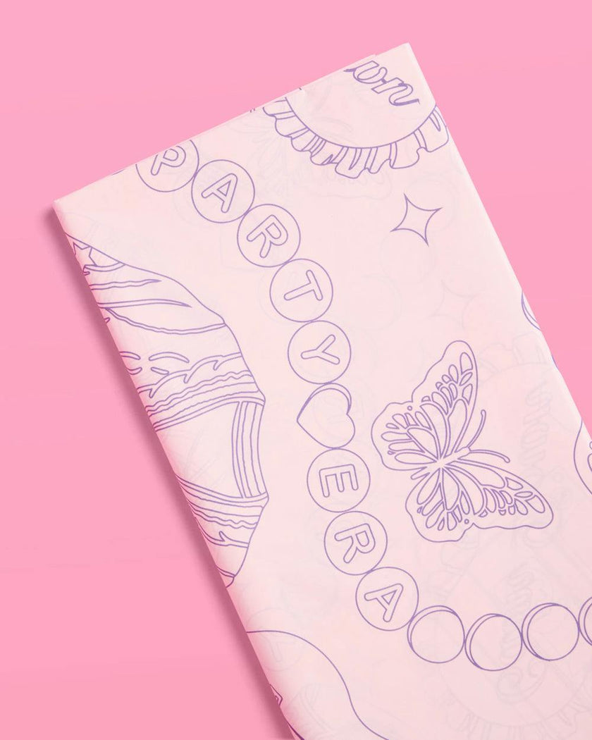 Eras Coloring Tablecloth - paper coloring tablecloth