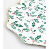 Holly Pattern Dinner Plates