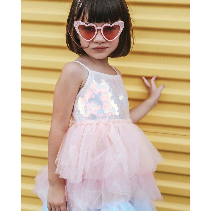 Paillette Ombre Tutu Dress
