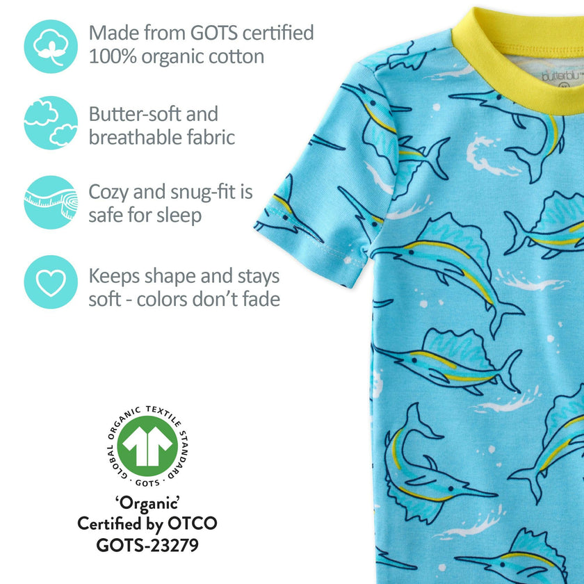 SHADE Snug-fit 2-Piece Toddler Pajamas for Boys & Girls